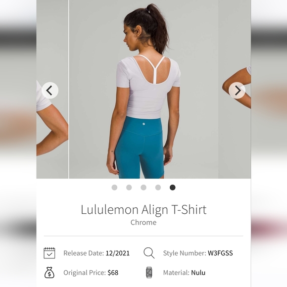 Lululemon Align T-Shirt Size 6 - Picture 8 of 8